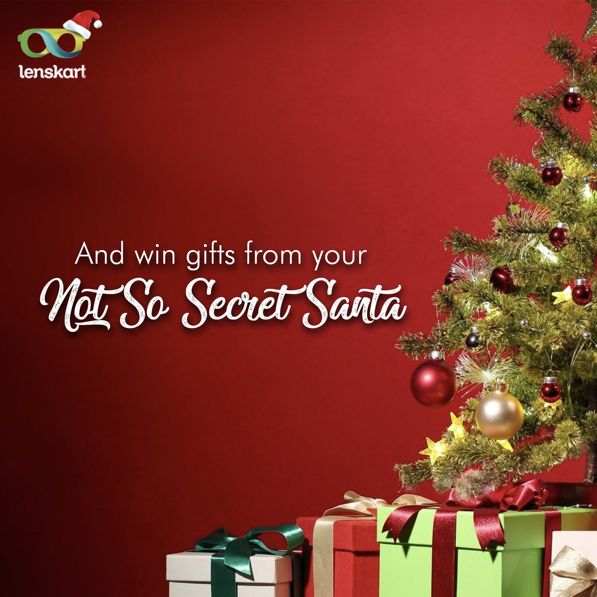 Lenskart_com's tweet photo. Be sweet, be happy, be the Not-So-Secret Santa.  This year Lenskart is playing your Not So Secret Santa. Get a chance to win exciting goodies by participating in this fun contest now! 

Read T&amp;C by clicking on the link here- 
https://t.co/Ss5xqiJ95w https://t.co/FbZyu6P4lg