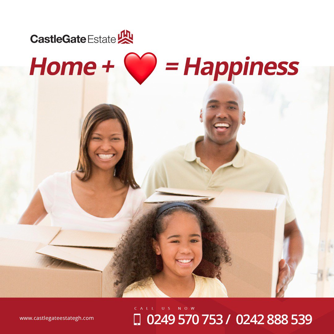 castlegategh's tweet photo. Happiness is an affordable home and family in one place
#CastleGate #RealEstate #Ghana #Accra https://t.co/SZ44IB1ohP