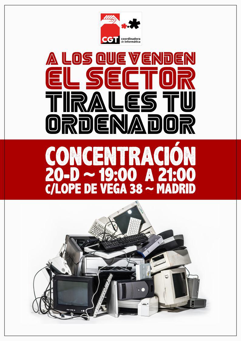 Informatica_CGT's tweet photo. Ven mañana con @GanemosCCOO e @Informatica_CGT a la CONCENTRACIÓN mañana frente a la sede de CCOO Madrid, contra la traición en el #ConvenioTIC https://t.co/xF6HNjABBm https://t.co/AO2OAUIShR