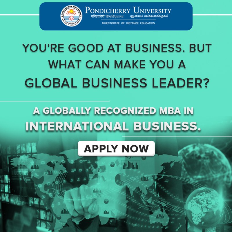 PondiUniDDE's tweet image. Organisations today are looking for #managers who can think on their feet. Our course not only helps candidates bring out their creativity but also makes them approach all challenges with a positive outlook. #JoinOurCourse: goo.gl/NY8UGr
#PondicherryUniversity