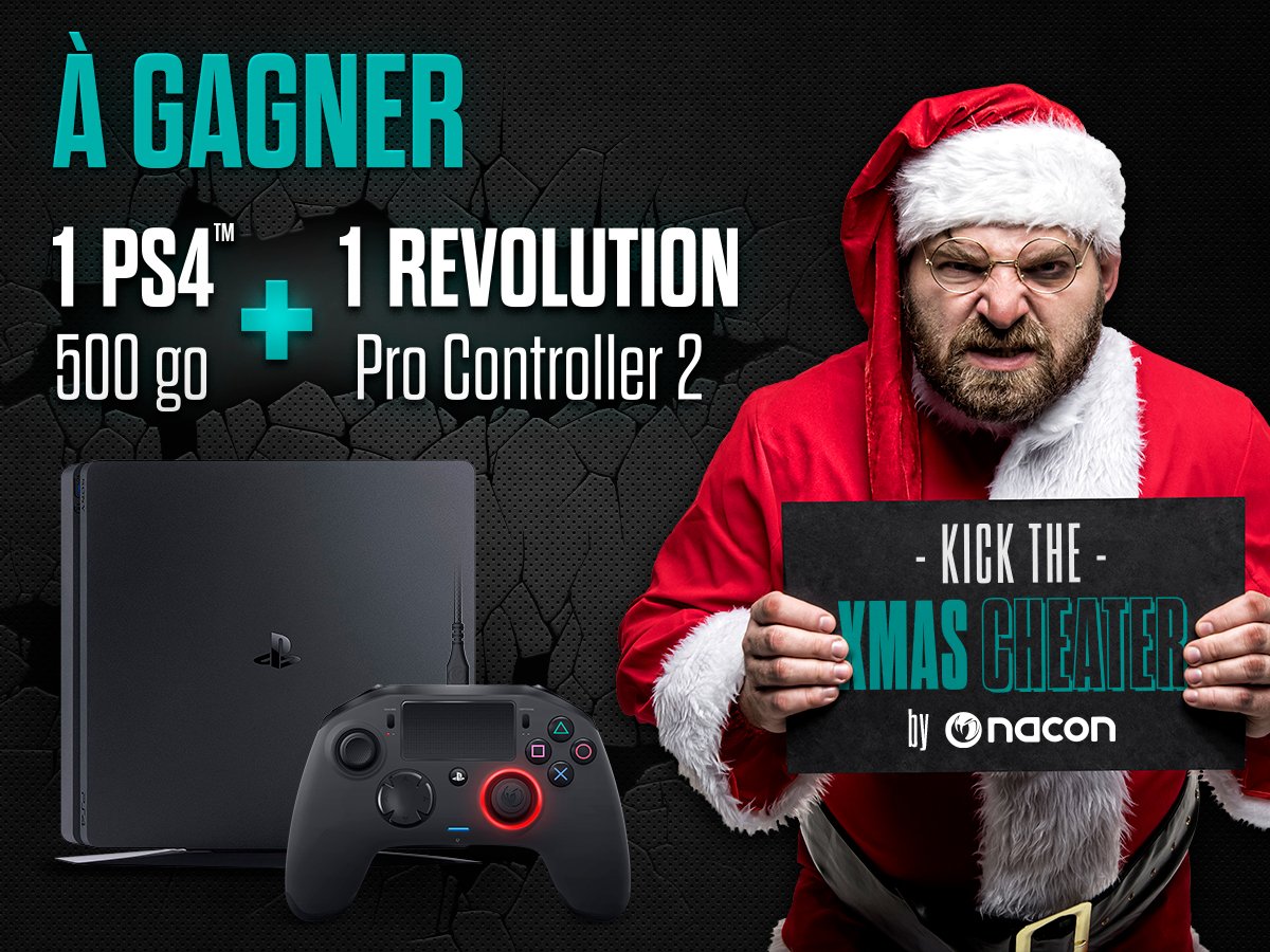 NaconFR's tweet image. #CONCOURS
 
On lance toutes nos forces pour kick le #XmasCheater pour de bon et récupérer les derniers cadeaux 😱 !

Les règles:
✅ Follow @NaconFR
📢 RT ce Tweet
🚀 Commente avec #XMasCheater

Fin du jeu le 24/12 à 16h ;) TAS le 26/12

GOGO !