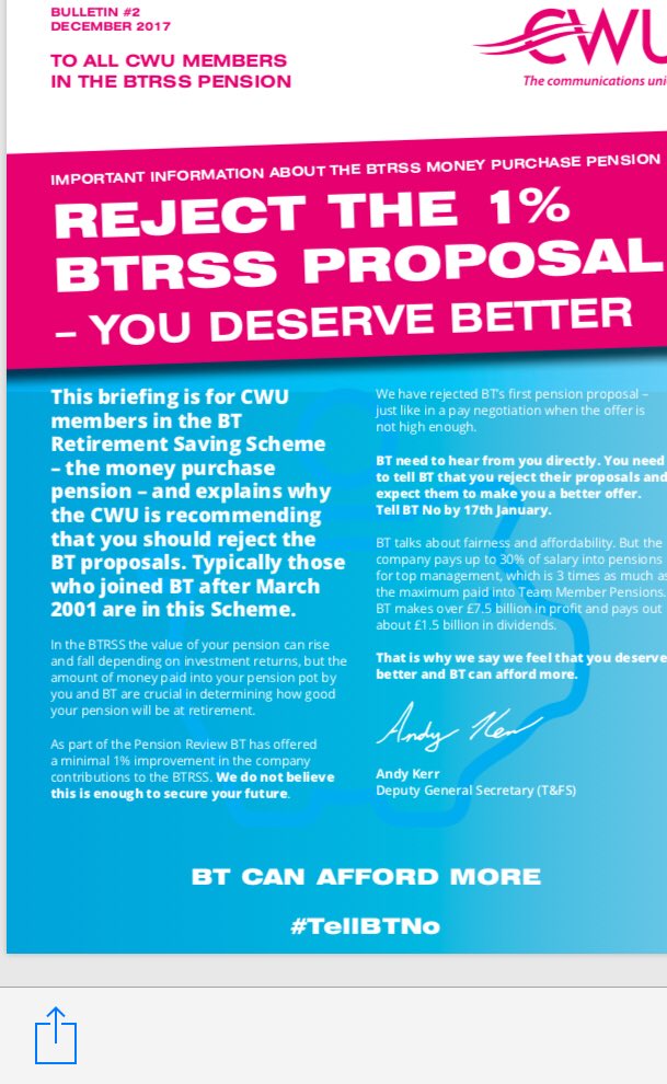 lsycwu's tweet photo. Please share this image across social media and send a clear message to BT #TellBTNo @CWUnews @CWU_AndyKerr @DaveWardGS @CWUMeridian @CWUMerseyBranch @CWUmwmns @cwunortheast https://t.co/QjjIrI3vNs