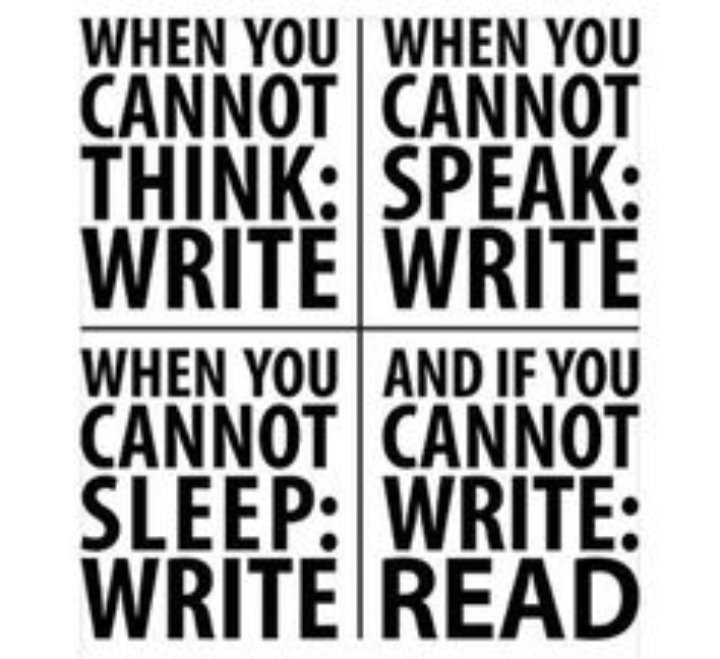 dinahidiq's tweet photo. Keep writing...and if you cannot, then read.  #writingtips #writerslife https://t.co/mLox6tUsEB