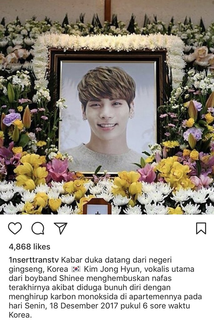 Umieaida's tweet photo. Usia 27thn.. tekanan jiwa bagaimana membuat dia pilih jln ini ? jepun , korea &amp; china antara negara tertinggi kematian bunuh diri . 😢 https://t.co/PtlDV172oc