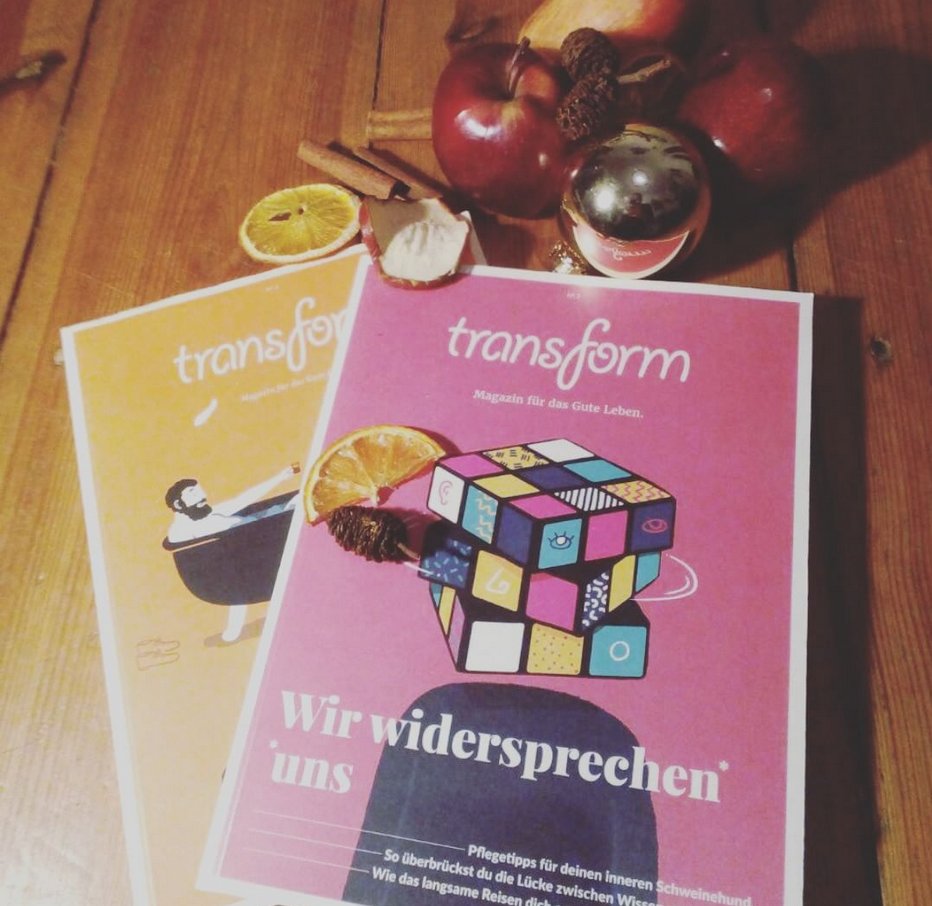 transformag's tweet photo. #transform2 &amp; #transform3 in Kombination = 15% günstiger - denn sie sind ungern getrennt &amp; wollen unter deinen Baum/deine Yucca-Palme/auf dein Sofa!

https://t.co/Ki2Ze5WkbE

#transformMagazin #PrintWirdAusMutGemacht
Die kleinen Geschwister von #transform4
#Weihnachtsgeschenk https://t.co/bJfenQOWkq