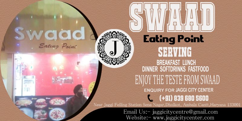 Jaggicitycenter's tweet photo. Swaad is at jaggi city centetr @Jaggicitycenter jaggicitycenter #jaggicitycenterambala #swaadjaggicitycenterambala #swaadjaggicitycenterambalacant #swaadspecialjaggicitycenter #swaadjaggicitycenter https://t.co/TY7R6Wp0Sa