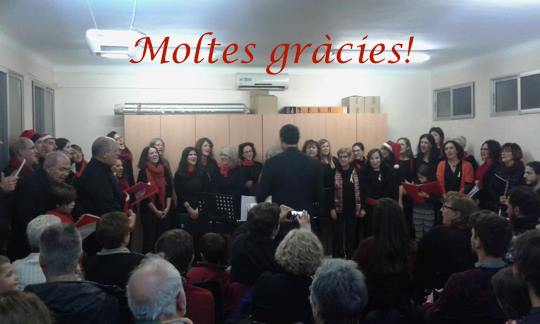 RosellAmics's tweet photo. Diumenge va tenir lloc el concert de corals en benefici al nostre menjador. Vam tenir aforament complet!
L'import recollit va superar els 350€ :) Moltes gràcies a tots! #cerdanyola #nadal https://t.co/BDP65lDQGR