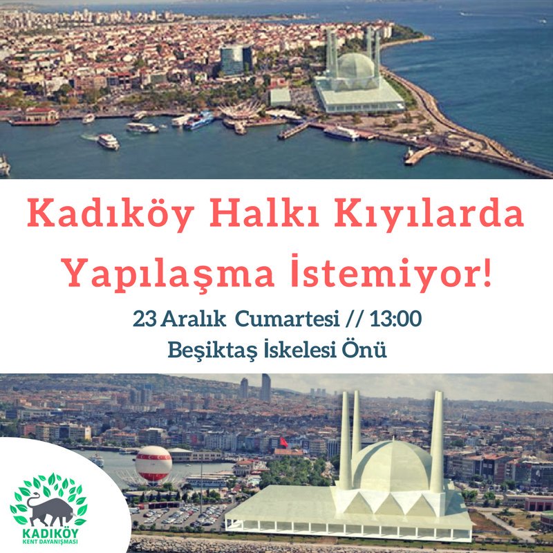 KadikoyKD's tweet photo. Halka sormadan, ihtiyaçlar dikkate alınmadan yaptığınız planlara itirazımız var!
Sağlıklı yaşam ve doğanın korunması çok daha öncelikli bir ihtiyaçtır. 
Yaşam alanlarımızın siyasi çıkarlar için yok edilmesine karşı tüm Kadıköylüleri ve yaşam savunucularını Rıhtım'a çağırıyoruz. https://t.co/6w9WNqXInL