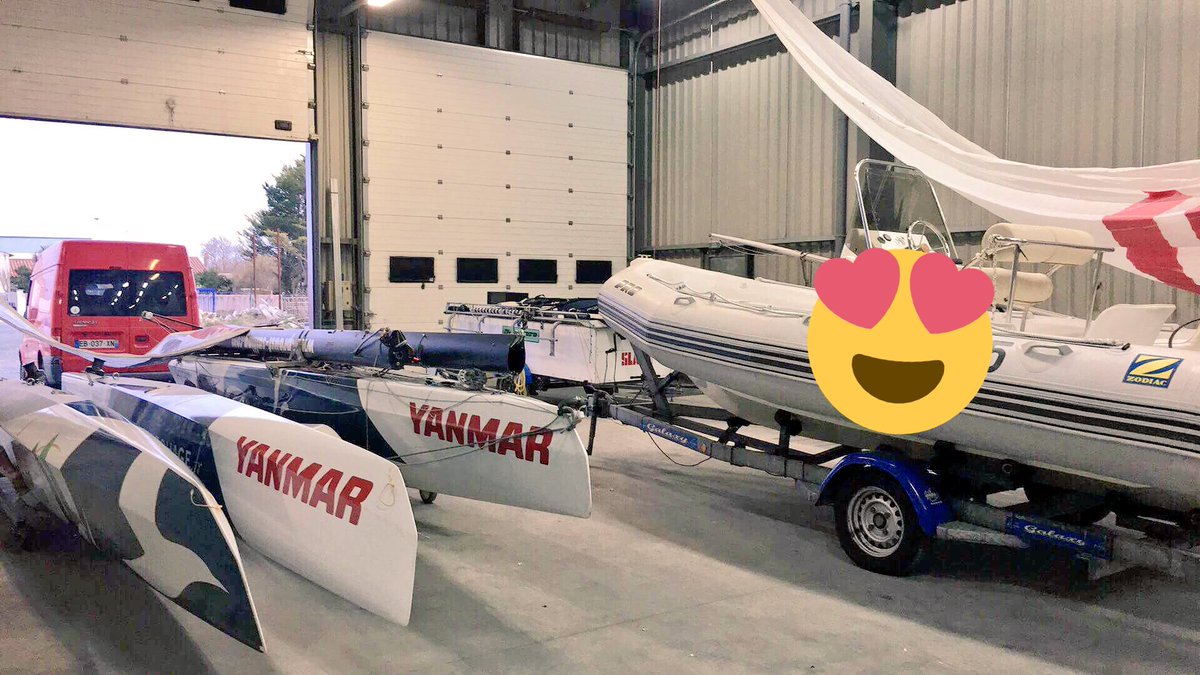 CMsailing's tweet photo. Le bateau est au chaud pour passer l’hiver #CMSailing #TourVoile https://t.co/RQfHEQXpIf