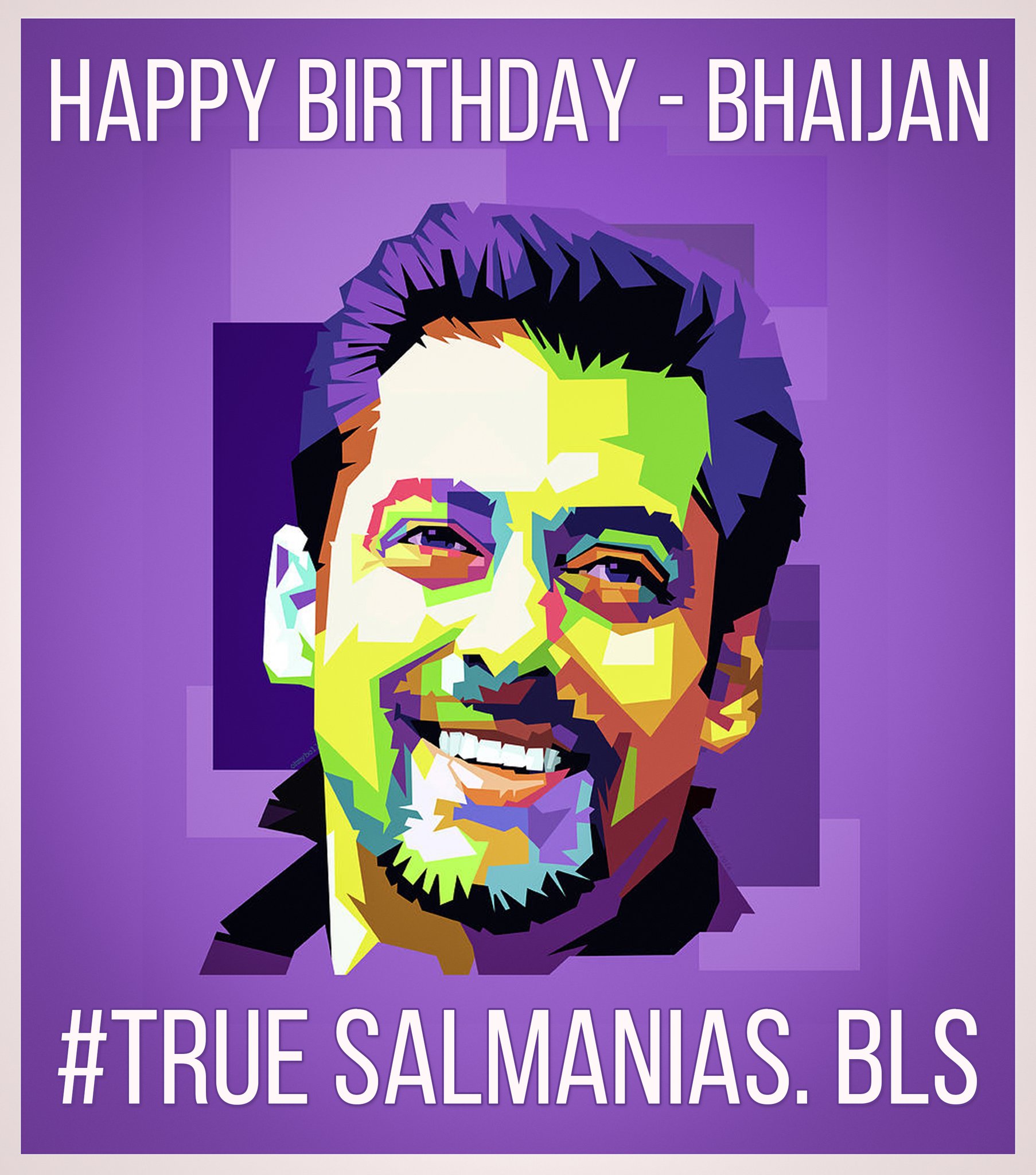 Happy birthday bhaijan Sultan of Bollywood Salman Khan 
Love you  