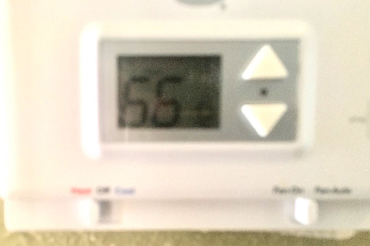 thelovemaster's tweet image. Wife away, home w/ 4 kids. Hearing my wife’s car door shut was like a starter pistol, as we all raced to the thermostat. Nice temp if you’re a nipple. Alarm set for an hour before mommy’s nighttime return. Until then - FREEDOM! #ControlIssues
