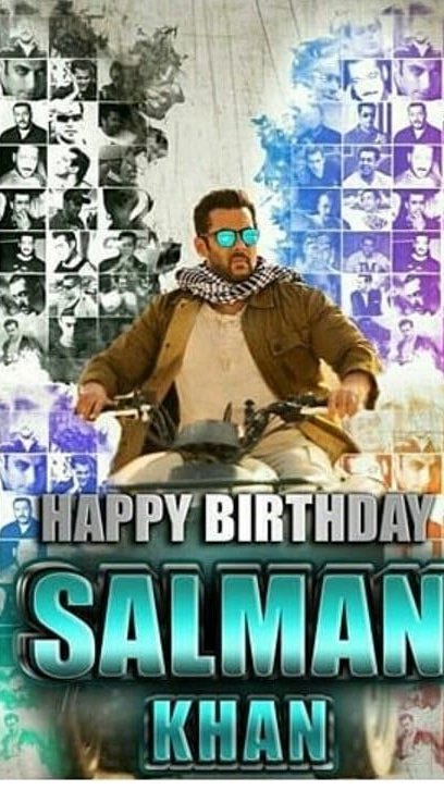 Happy birthday most handsome & cute dildaar hero in the world salman khan 