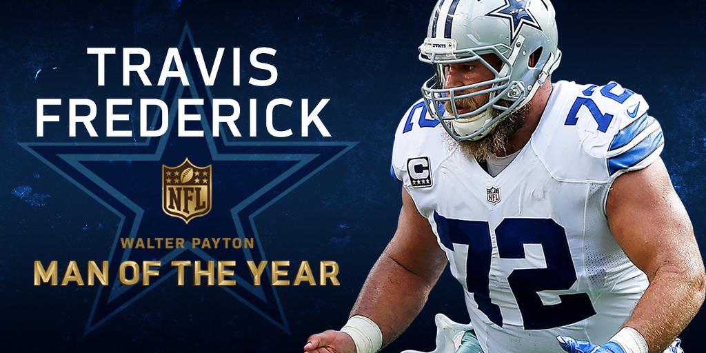 Keep RTing and using the hashtag #WPMOYChallengeFrederick to support <a href="/tfrederick72/">Travis Frederick</a> as our 2017 Walter Payton Man of the year!