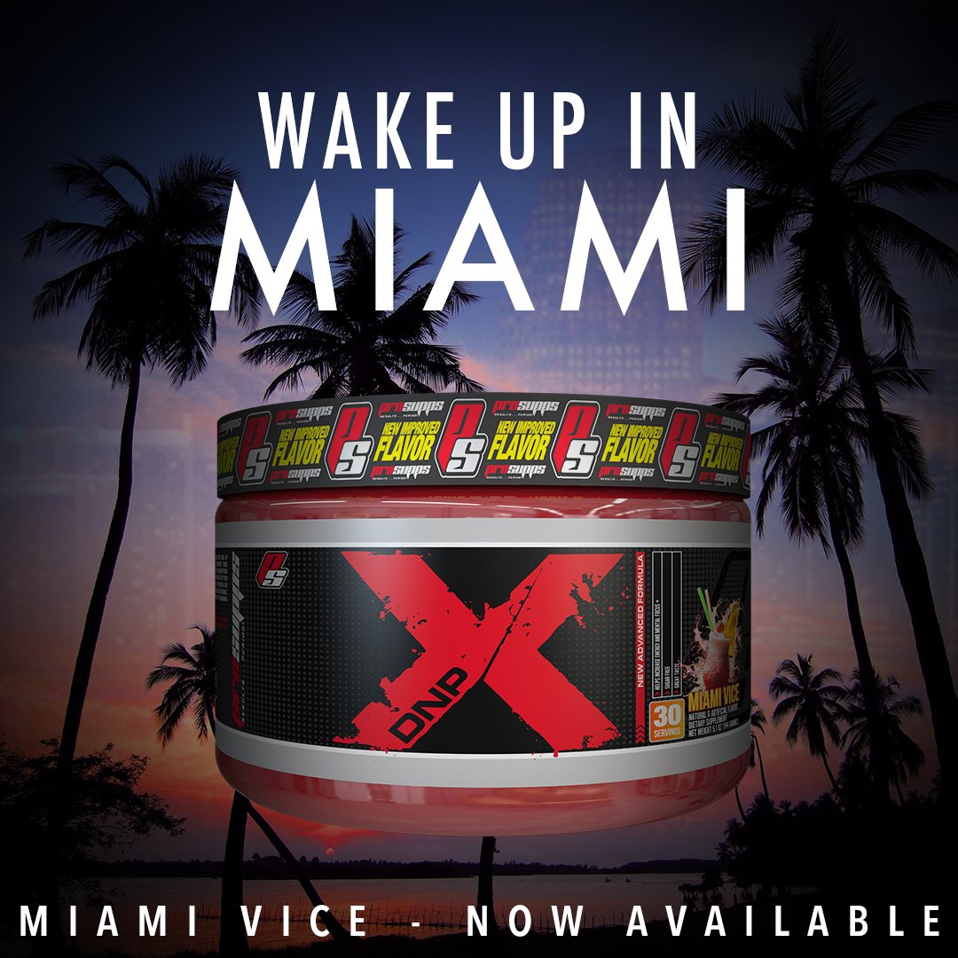 ProSupps's tweet photo. N E W  ⚪️  F L A V O R
Miami Vice - DNPX
.
📈 DNPX Supports:
Powerful Mental Focus &amp; Clarity Support*
Enhanced Thermogenesis*
Potent &amp; Sustained Energy*
--
#prosupps #knowledge #dnpx #theXisback #burnfat https://t.co/Ywp617qb3i