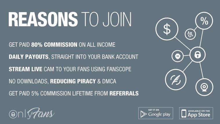 Join OnlyFans today, set a monthly subscription price and get paid for your content! https://t.co/LXbi8OUPgN