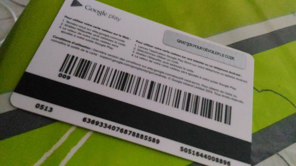Selling Google Play Card of 25€
A vendre Carte Google Play de 25€

Look the pictures
Regardez les images

Go DM pic.x.com/Qtwgceb7KF