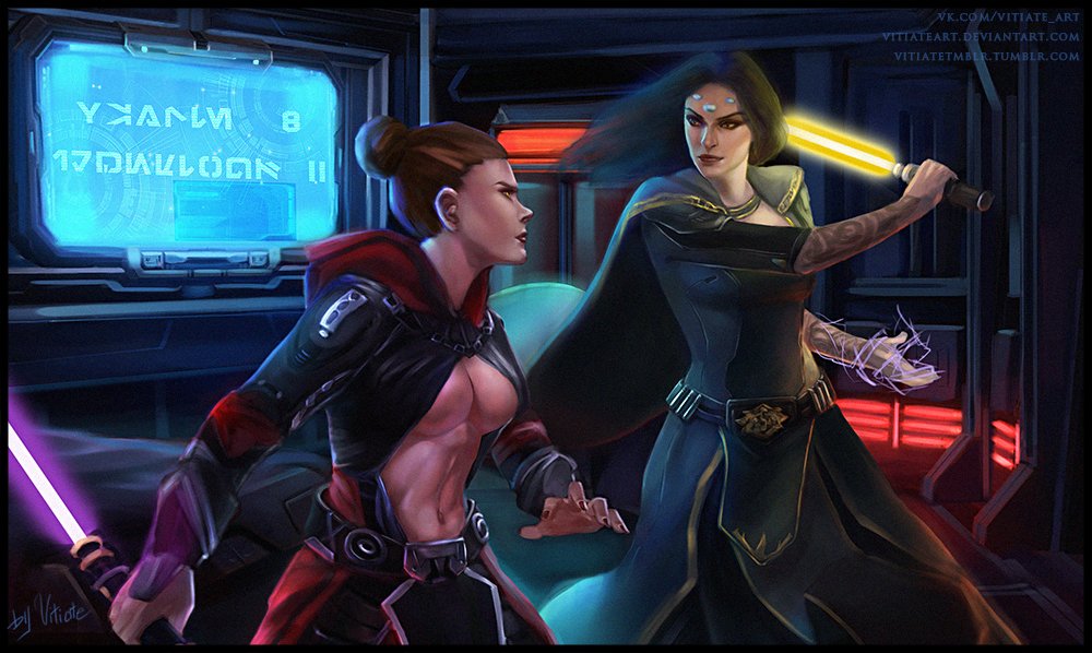 “#SWTOR #Vaylin #SithEmpire #DarthImperious #StarWars #Art 'Sparri...