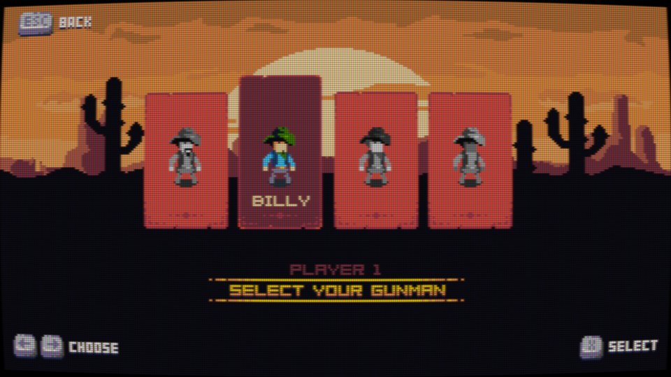 FobTi's tweet image. I just reworked the Main-Menu and Player Select Screen for #GunmanTales 🤠

#wip #games #indiedev #gamedev #pixelart @aseprite #wildwest #retrogaming #8bit