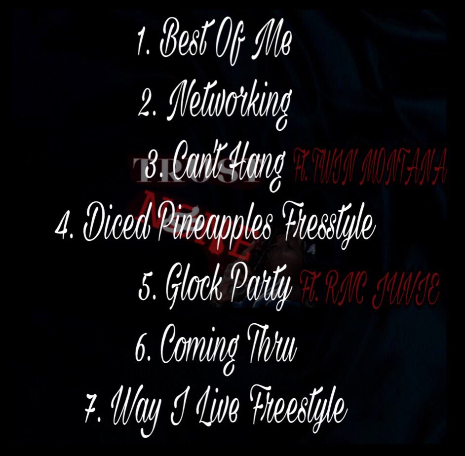 SauceeAllTheWay's tweet photo. Out Now 🔥🔥🔥 SoundCloud ❗️❗️❗️👀 DONT SLEEP 😴 LIKE/Share SOMETHING TI KEEP YA GUESSING ❗️🙏🏾🦍 https://t.co/6eOBAApgOo #ZBE #Sauce #TrustNone #Alltheway #EP #BestOfMe #Networking #CantHang #DicedPineapples #GlockParty #ComingThru #WayILive https://t.co/mN7K5unLrC