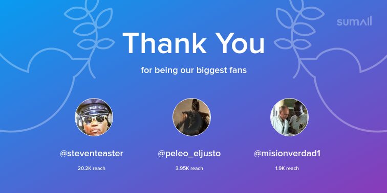 Yamaha Percussion (@yamahaperc) on Twitter photo Our biggest fans this week: <a href="/steventeaster/">STEVEN T. E@STER</a>, @peleo_eljusto, <a href="/misionverdad1/">misionero uno</a>. Thank you! via sumall.com/thankyou?utm_s… Our biggest fans this week: <a href="/steventeaster/">STEVEN T. E@STER</a>, @peleo_eljusto, <a href="/misionverdad1/">misionero uno</a>. Thank you! via sumall.com/thankyou?utm_s…