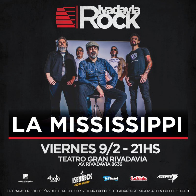 ¡BUENAS NOTICIAS! El show de <a href="/lamississippi/">La Mississippi</a> se reprogramó para el 9/2 🔥 Si no podes ir, estas son los datos para la devolución:
- Entradas compradas en efectivo: boleterías del teatro hasta el 30/12 o desde el 22/1 👌
- Entradas compradas en Fullticket: llamando al 5031-1234 🙌