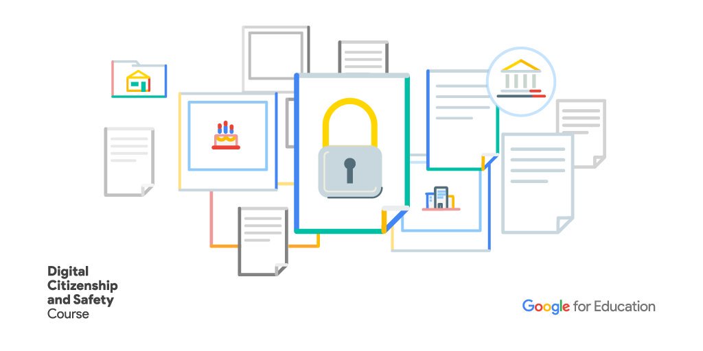 GoogleForEdu's tweet photo. Introducing the Digital Citizenship and Safety Course for educators, available in the #GoogleEdu Training Center https://t.co/7Ms44ZHLUY https://t.co/vySOSJiHCd