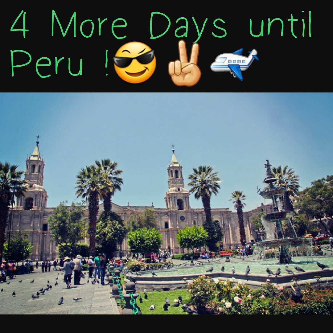 LordMarcusVN's tweet photo. 4 More Days until #Peru #Countdown #Arequipa #internationalteacher #teacher #Blackexcellence #BlackAuthor @peru https://t.co/3Wd9L77uZp