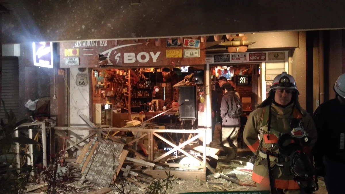 向かいの店で起きたガス爆発！その影響が凄まじい飲食店の様子は‥