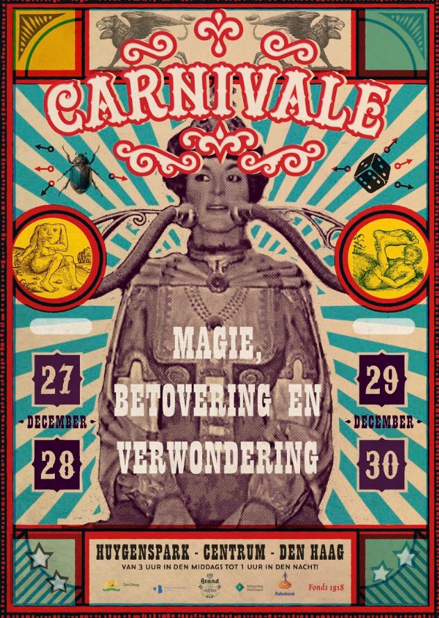 Vanaf morgen vier dagen lang. carnivale.nl