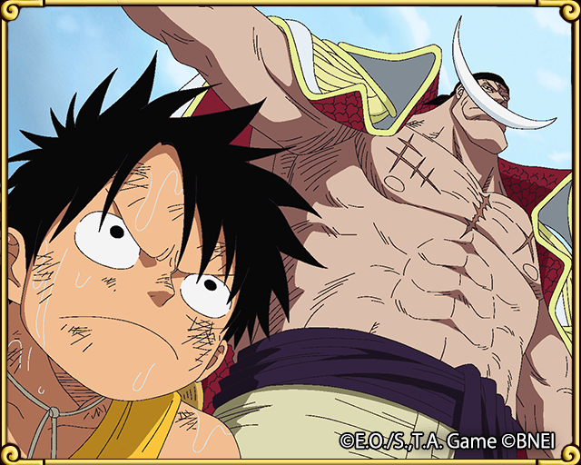 Found a Transponder Snail!
Whitebeard and Luffy working together to save Ace?
bnent.jp/optc-den2e/ #TreCru