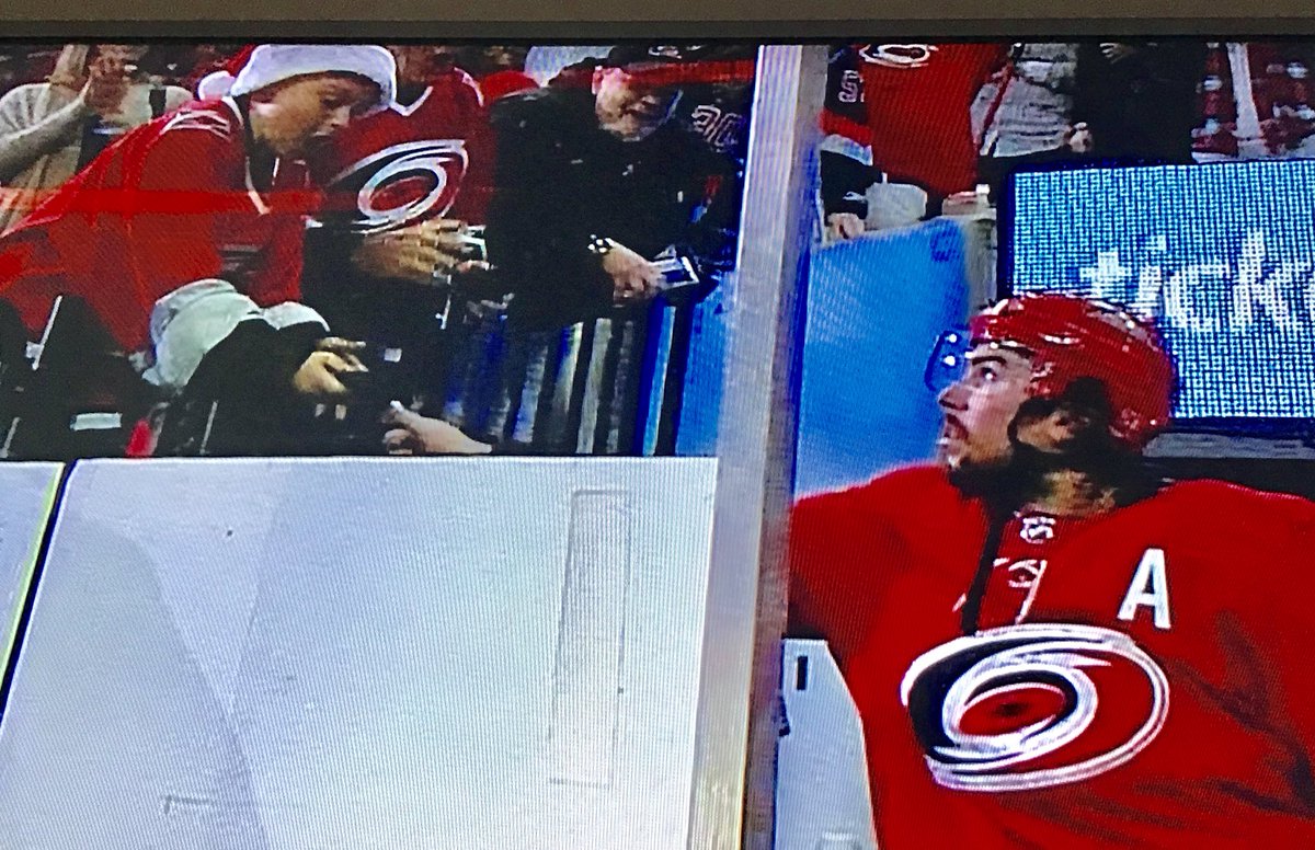 deadbrowncow's tweet photo. My son was more excited about receiving this gift than anything Santa brought! Thanks Justin Faulk for making his Christmas amazing! #Redvolution #justinfaulk https://t.co/DuwglfmprJ