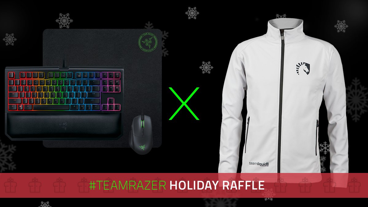 TeamRazer's tweet photo. Let's kick things off with @TeamLiquid's giveaway! Enter for your chance to win ➡️ https://t.co/krSoa20AeM #TeamRazer #TLWIN https://t.co/tKlyWdOTSg