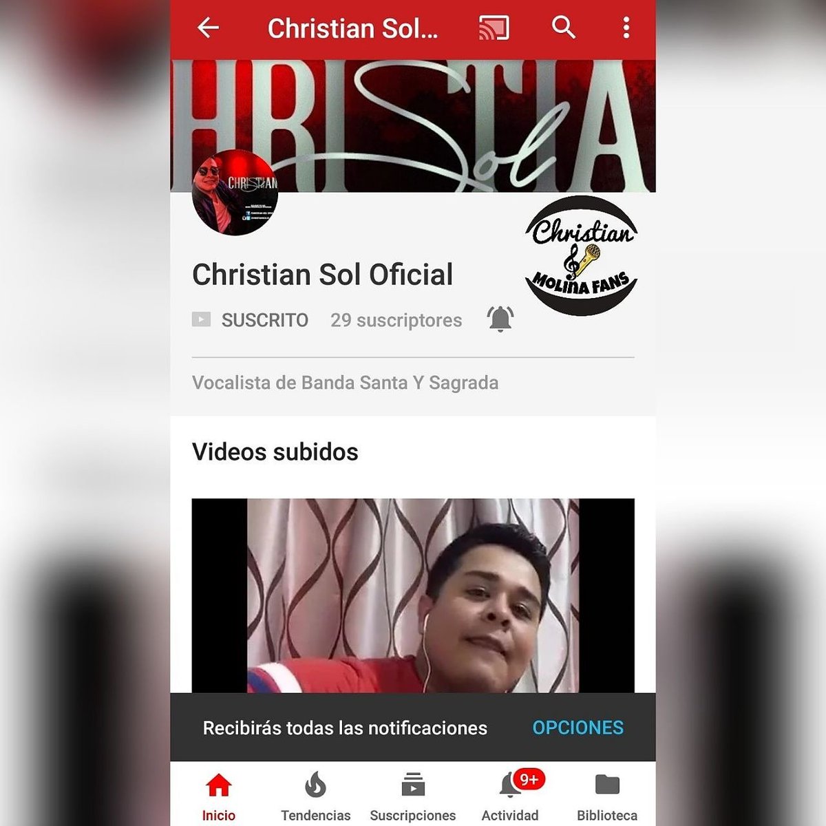 BrendaGnz1's tweet photo. ;Suscríbanse al canal oficial en #Youtube de @christiansol25 💙 lo encuentran como
▶️ Christian Sol Oficial ◀️.
Activenle las notificaciones https://t.co/Ecy5UvwVAG