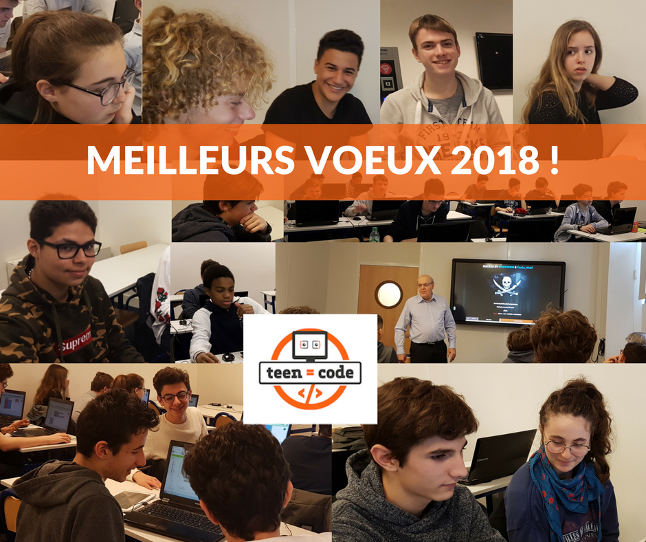 Tous nos meilleurs voeux pour 2018 !