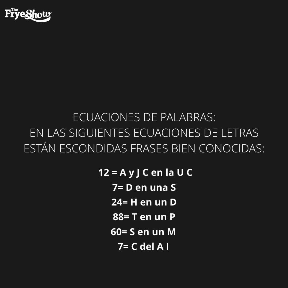RobbieJFrye's tweet photo. Retos 1 - 4 🤔
#RetosCreativos #Acertijos #Acertijo
https://t.co/eodvUaVUUy https://t.co/eKot6Auzvy
