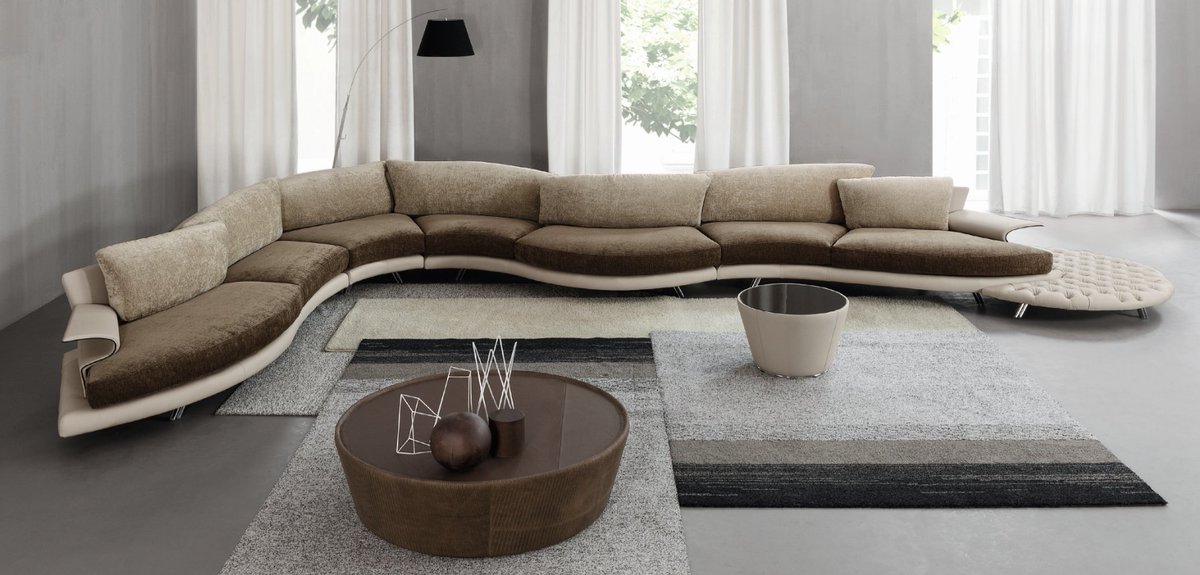 Spacious and comfortable Super Roy #sofa #sectional #madeinitaly #livingroom #furniture #interiordesign #luxuryinteriors