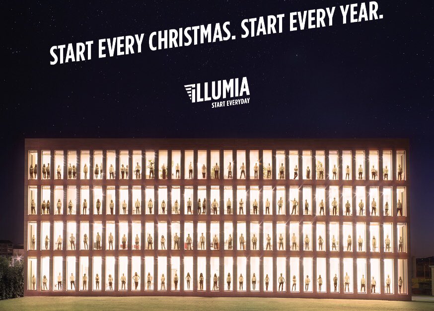 illumia's tweet image. Questa è la nostra casa. Questa è la nostra squadra. Questa è la nostra energia. Grazie per questo 2017. Adesso si riparte #starteveryday #energiapositiva