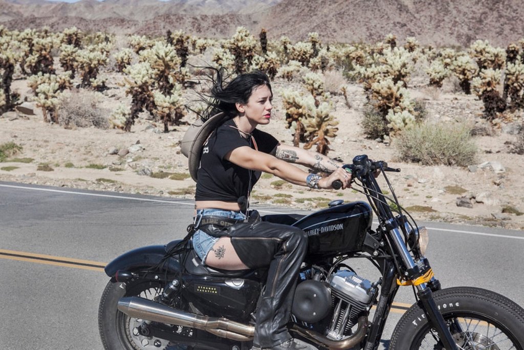 DKCustom1's tweet photo. Jenny C. riding her #Harley #Sportster outfitted w/ #DKCustom #TankLift #CoilRelocation & more. #FTW #LifeBehindBars https://t.co/DU8GCfelTT