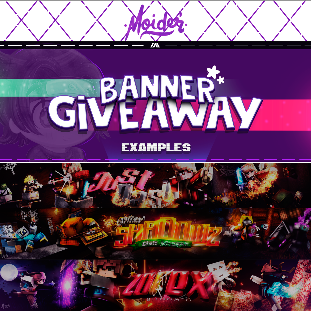MoiderGraphic's tweet image. 🎅 GiveAway 🎄
Winners - Banners and 2 Thumbnails 🤩
Maximum of 2 Winners 😇

// Requirements //  👈
Give RT 🔁 and I like ❤️ this Tweet 

- ends on -  👇
  10/01/18

Good luck to you all ☺️