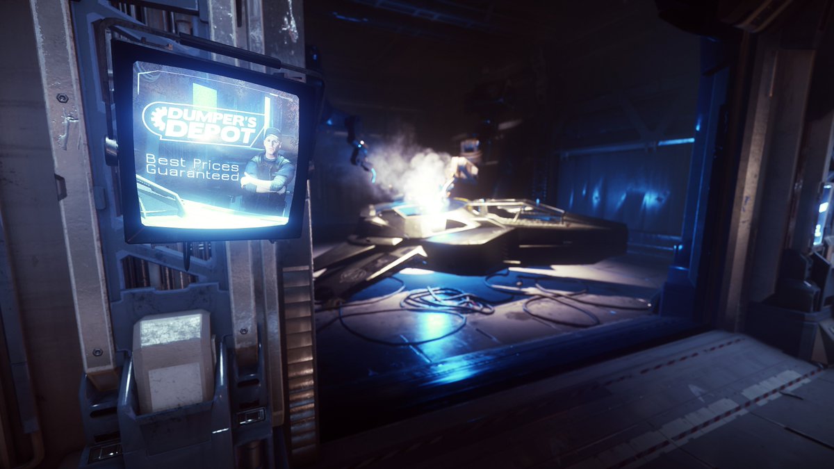 Jolly_Paddles's tweet photo. Daily Detail 44: Best Price Guaranteed
I Kinda miss Area 18. Hopefully we get it back together with ArcCorp as soon as possible! #StarCitizen #DailyDetail #Screenshot @RobertsSpaceInd https://t.co/ZmxhthwTIJ