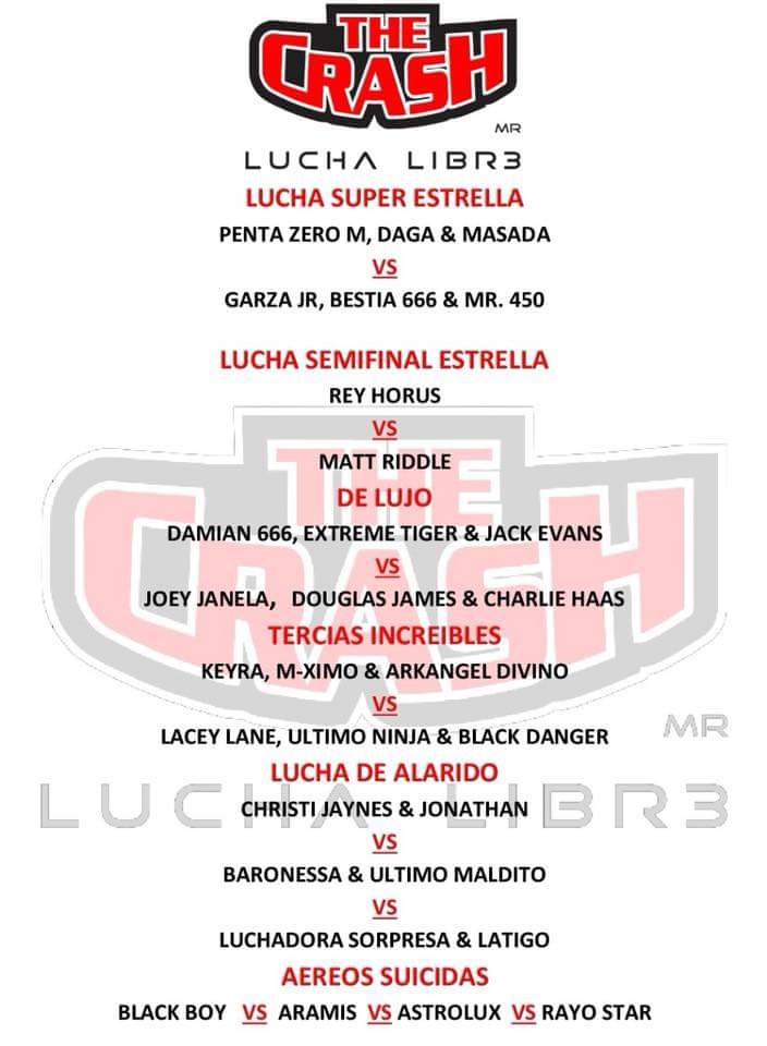 TheCrashLuchas's tweet photo. Amigos así es como The Crash abré el 2018 en casa Tijuana, todos tenemos una cita este 20 de enero. ¿Quién quiere Meet &amp; Greet?

#TheCrash2018
#LuchaLibreSeDiceTheCrash https://t.co/egXAvhDnI7