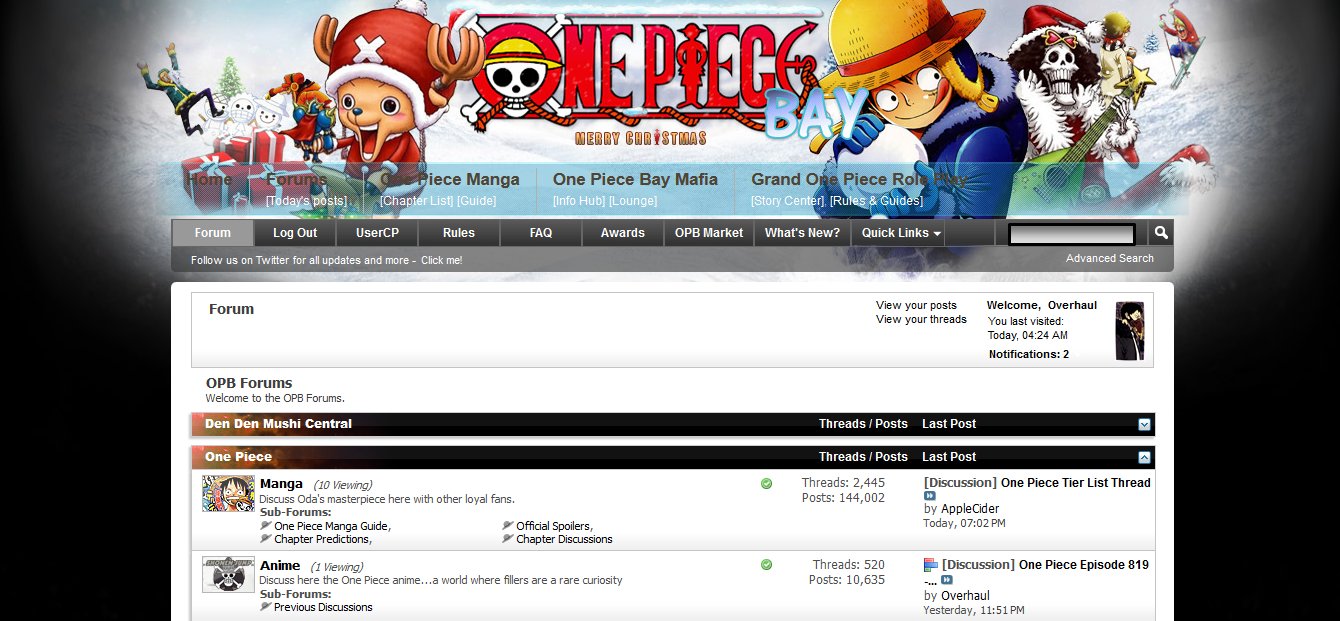 One Piece Bay Forums Onepiecebay Twitter