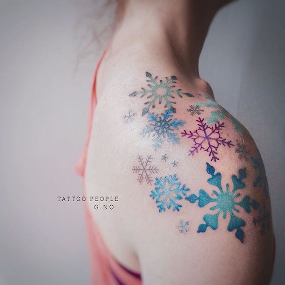 Some mandala-ish snowflakes #watercolor #watercolortattoo … | Flickr