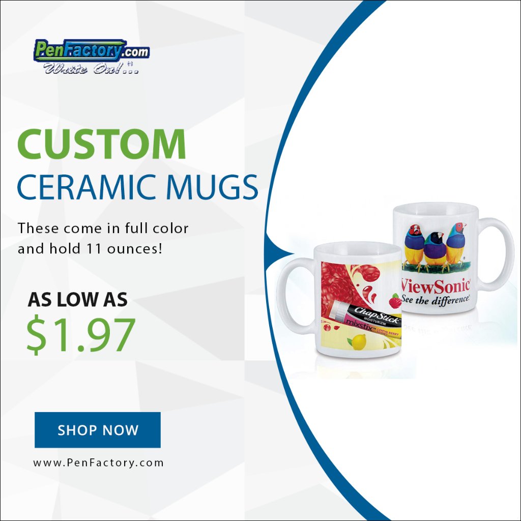 Warm drinks are popular during the colder seasons, & many people receive hot cocoa & warm apple cider mixes as #holidaygifts! Take advantage of this as you're handing out #free promotional items to spread brand awareness & check out our #customceramicmugs: qoo.ly/k8p2k