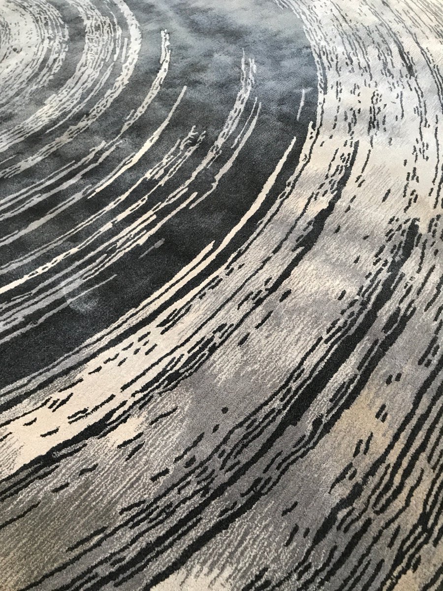 COLBOURNS's tweet photo. A sneak peak at our stunning, bespoke WHIRLPOOL, made for the reception area of a property in North London. 

#colbourns #bespoke #rug #interiordesign https://t.co/J46eXdlgyK