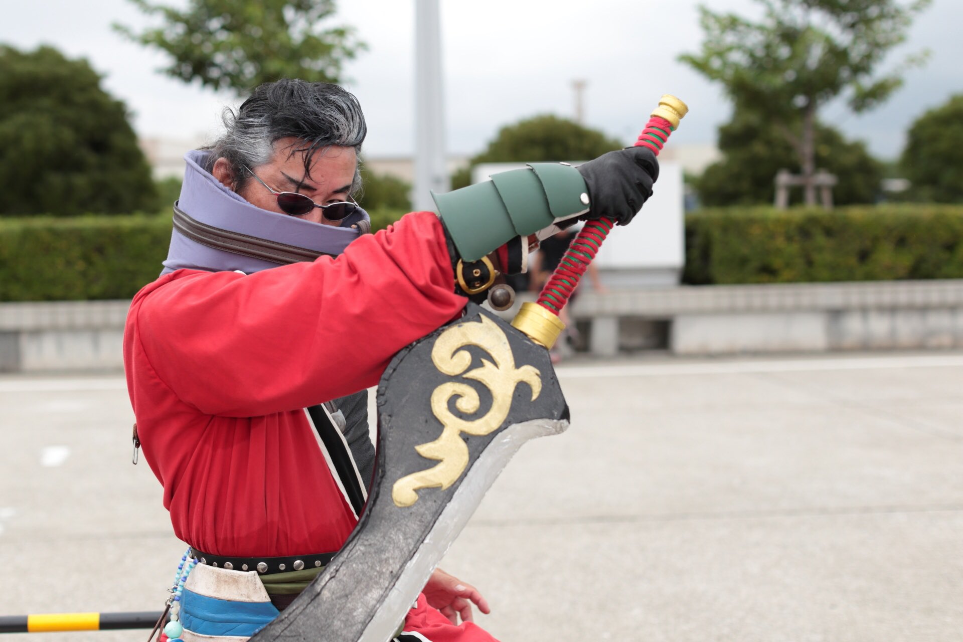 奇行師 Kikoumaster Ff10 アーロン 当時初コスした時の年齢は34で設定年齢 に近かったのだが長い事続けていると40を超えた辺りからしっくりときて50になった今ではアーロンの本当の年齢は35より上だろうと思う程にあの渋さは異常である