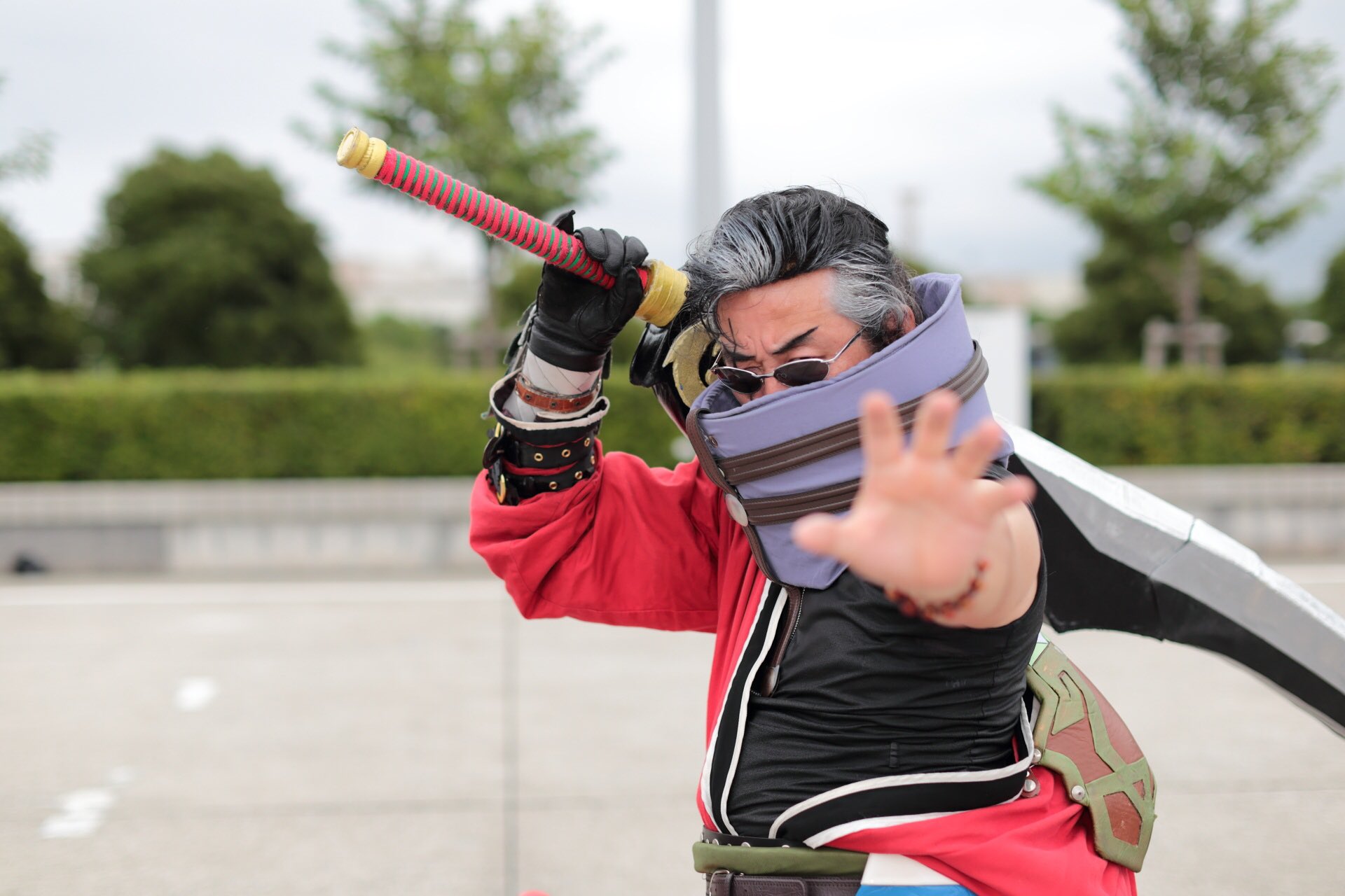 奇行師 Kikoumaster Ff10 アーロン 当時初コスした時の年齢は34で設定年齢 に近かったのだが長い事続けていると40を超えた辺りからしっくりときて50になった今ではアーロンの本当の年齢は35より上だろうと思う程に