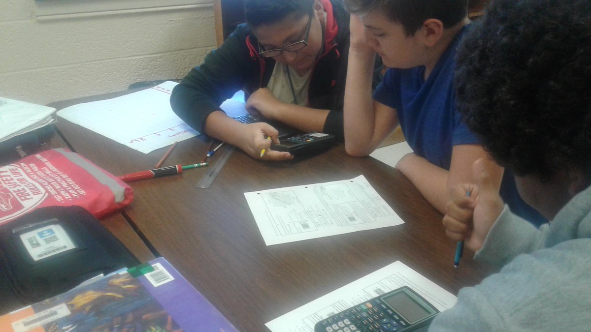 JanCarriker's tweet photo. Comparing linear functions @elise_school https://t.co/x0JsUtREWl