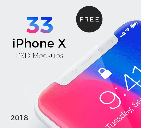 33 iPhone X PSD Mockup Templates with different designs and perspective sexymockups.com/devices/33-fre… #iphone #iphonex #mockup #apple #psd #design #ui #uxdesign