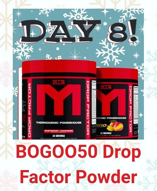 Fitness253's tweet photo. 🎄Last Day in the 8 Days of Gains Sale🎄
MTS Drop Factor BOGO 50% OFF !
This along side a healthy diet will Transform your physique immensely!
➖➖➖➖➖➖➖➖➖
https://t.co/2qk2TXeghw
#mts #dropfactor #fatburner #fatloss #weightloss @tih @MarcLobliner @MTSNutrition
#mts253 https://t.co/ogZSCy473d